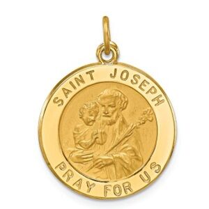 Gold Saint Joseph Pendant